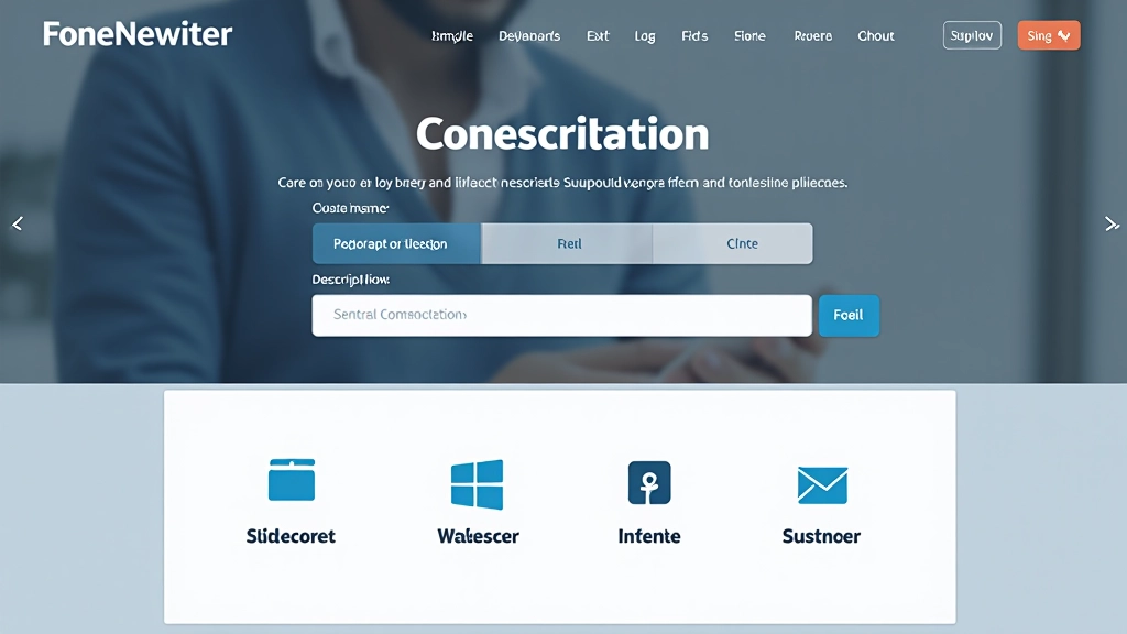 Newsletter signup footer design
